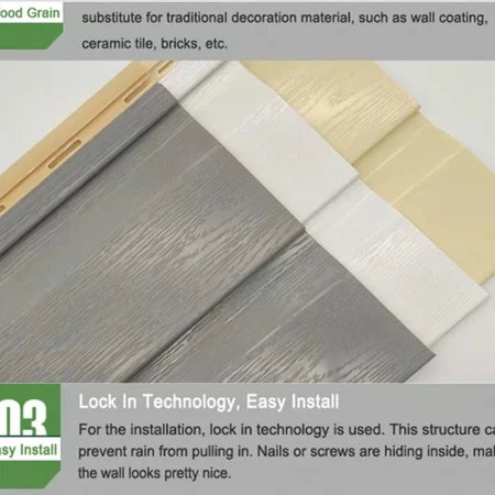 Exterior Wall Cladding PVC Vinyl Siding