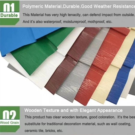 Easy install slot design PVC vinyl siding